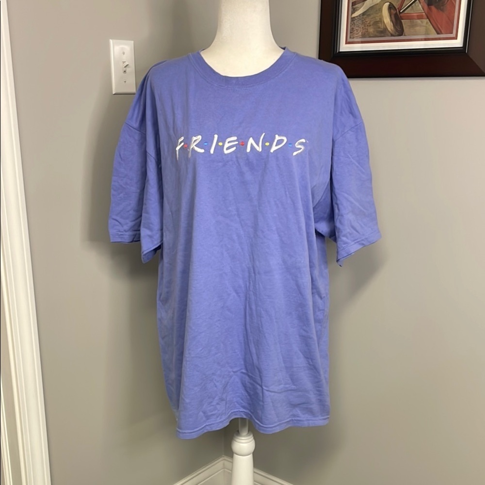 Vintage FRIENDS NBC Experience Store T Shirt 90's Purple Lavender Unisex XL
